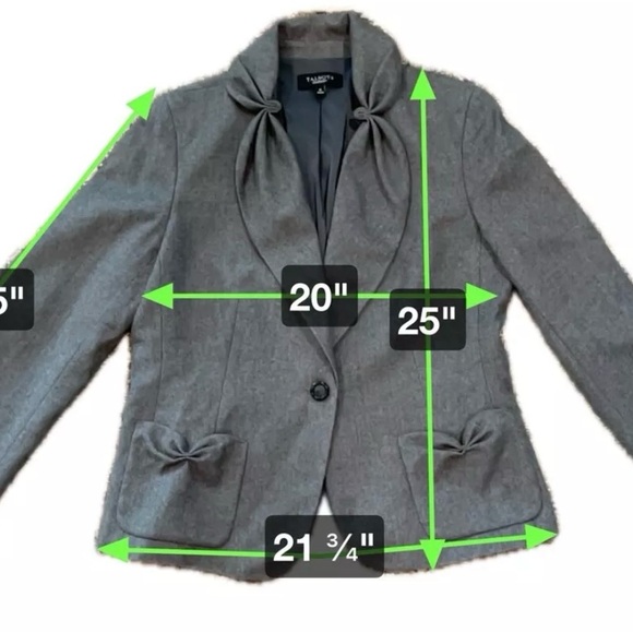 Talbots Gray Jacket Size 12 - Picture 2 of 11